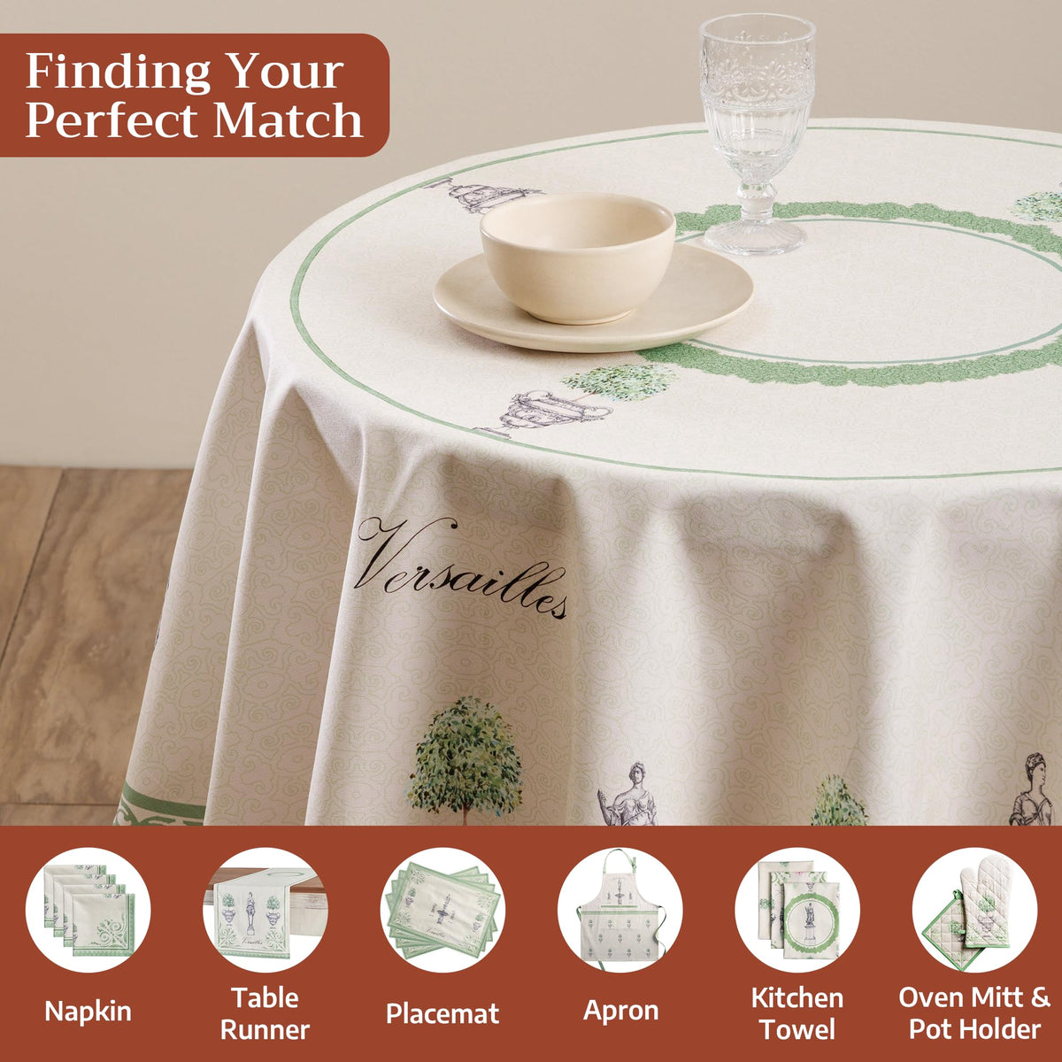 Jardin Du Roy Tablecloths