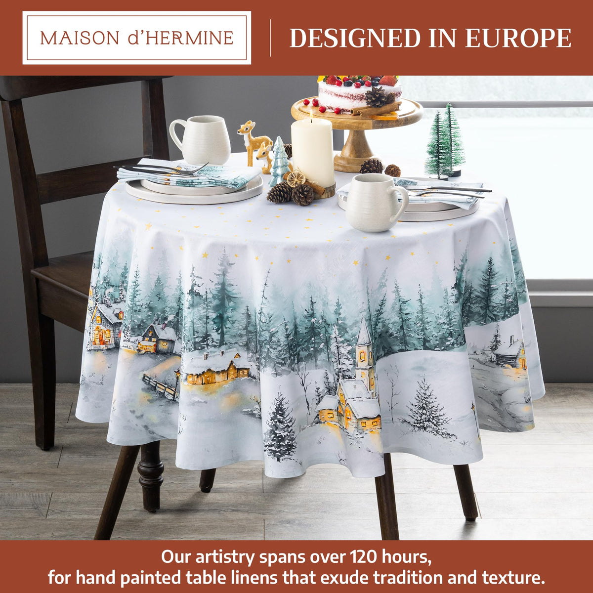 Neige de noel Tablecloths