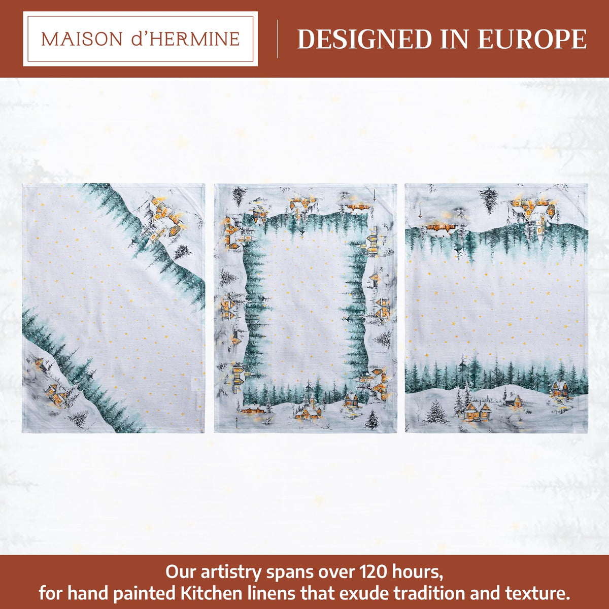 Neige de noel Kitchen Towels