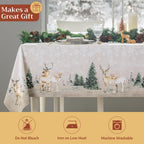 Deer In The Woods Tablecloths