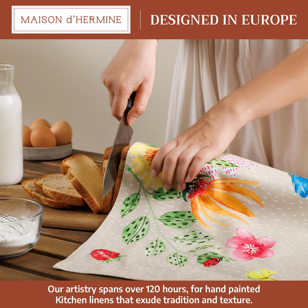 Fresh Bloom Kitchen Towels