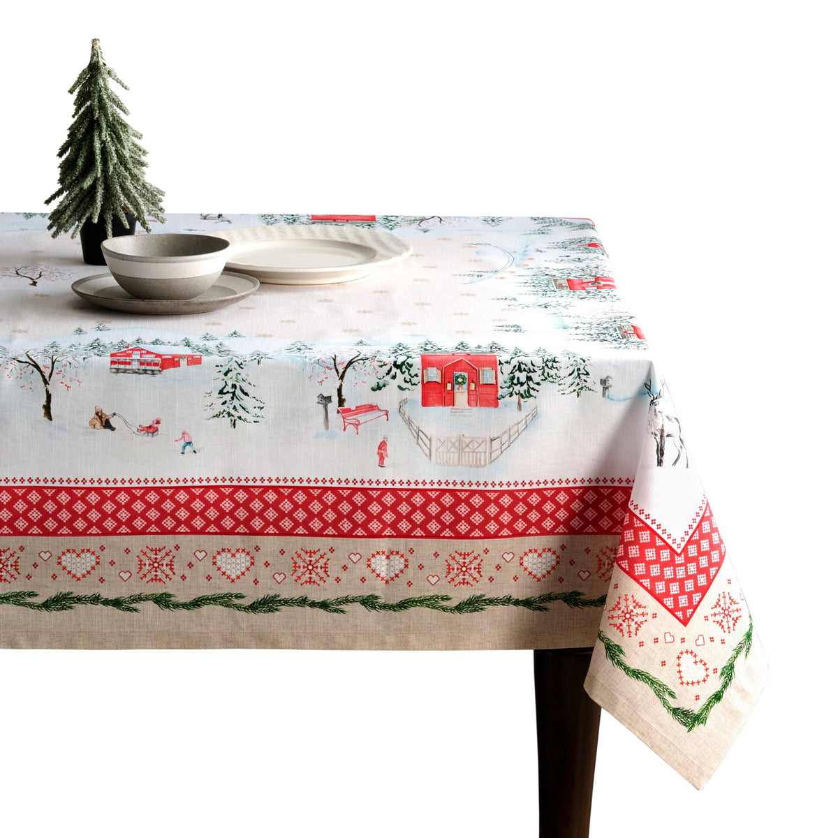 Rural Christmas Tablecloths