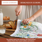 Blue Blossom Kitchen Towels