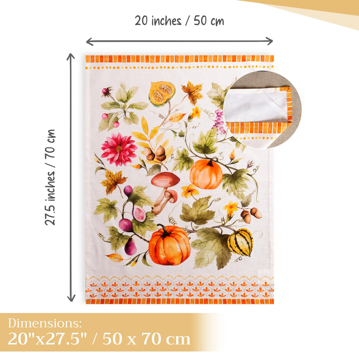 Pumpkin Garden Kitchen Towels