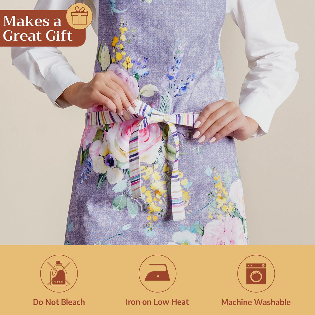 Sweet Rose Lavender Aprons