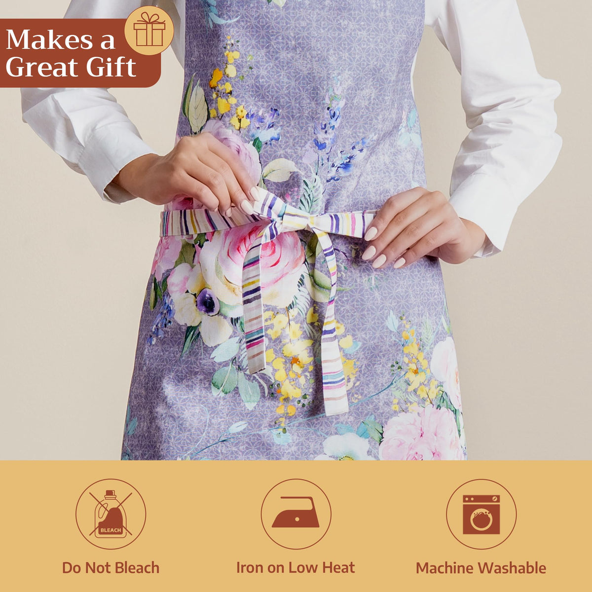 Sweet Rose Lavender Aprons