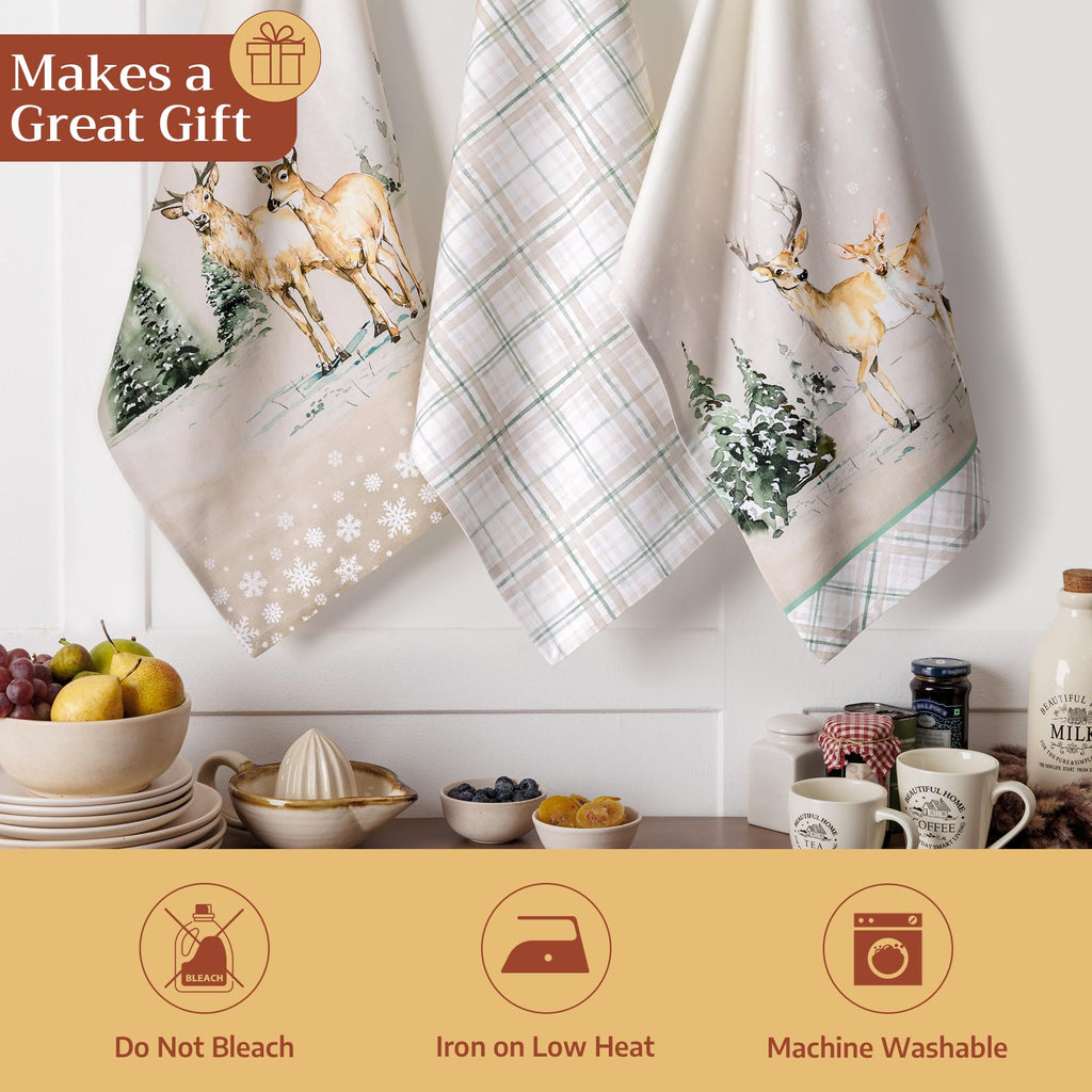 Deer In The Woods Kitchen Towels