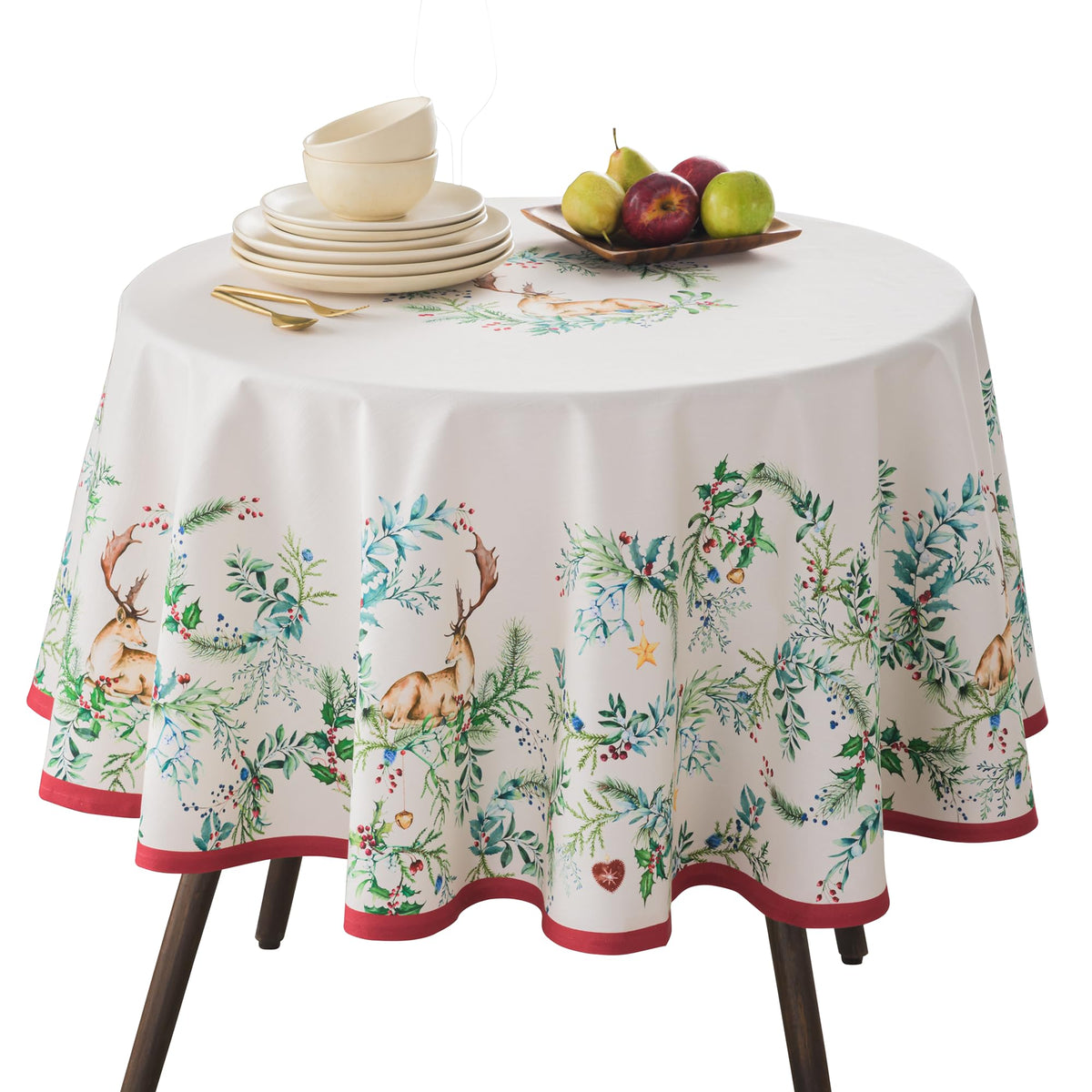 Holly Time Tablecloths