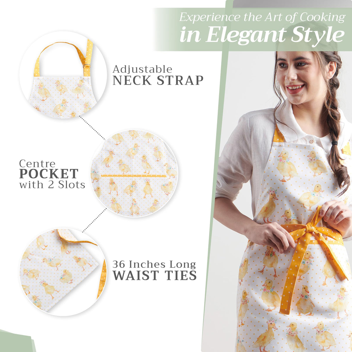 Ducklings in Spring Apron