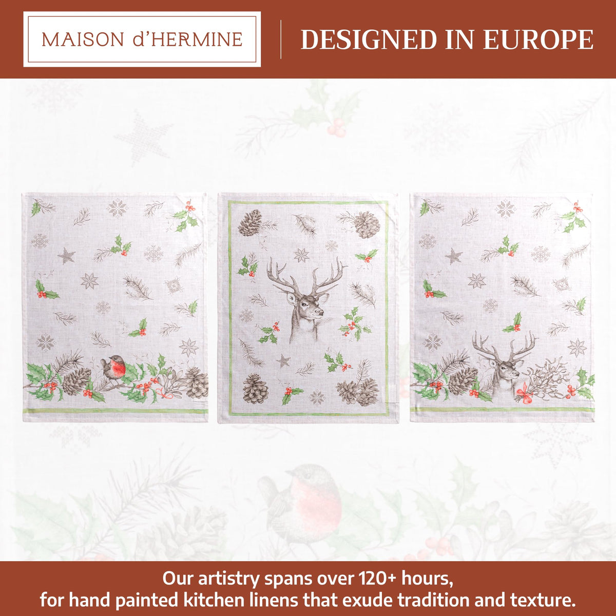 Christmas Dew Kitchen Towels