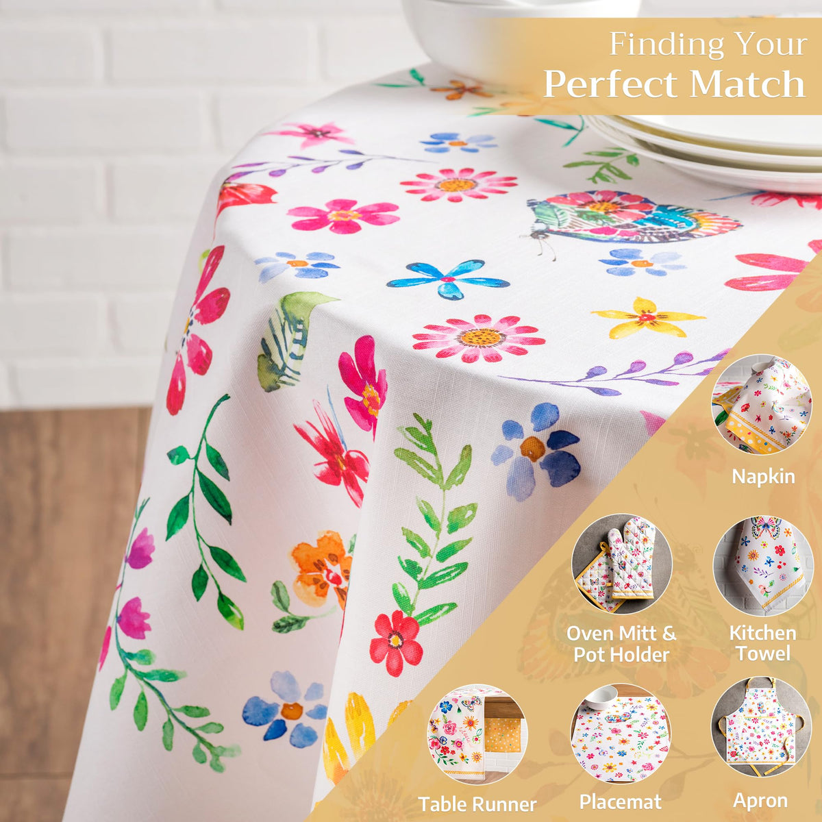 Happy Florals Tablecloths