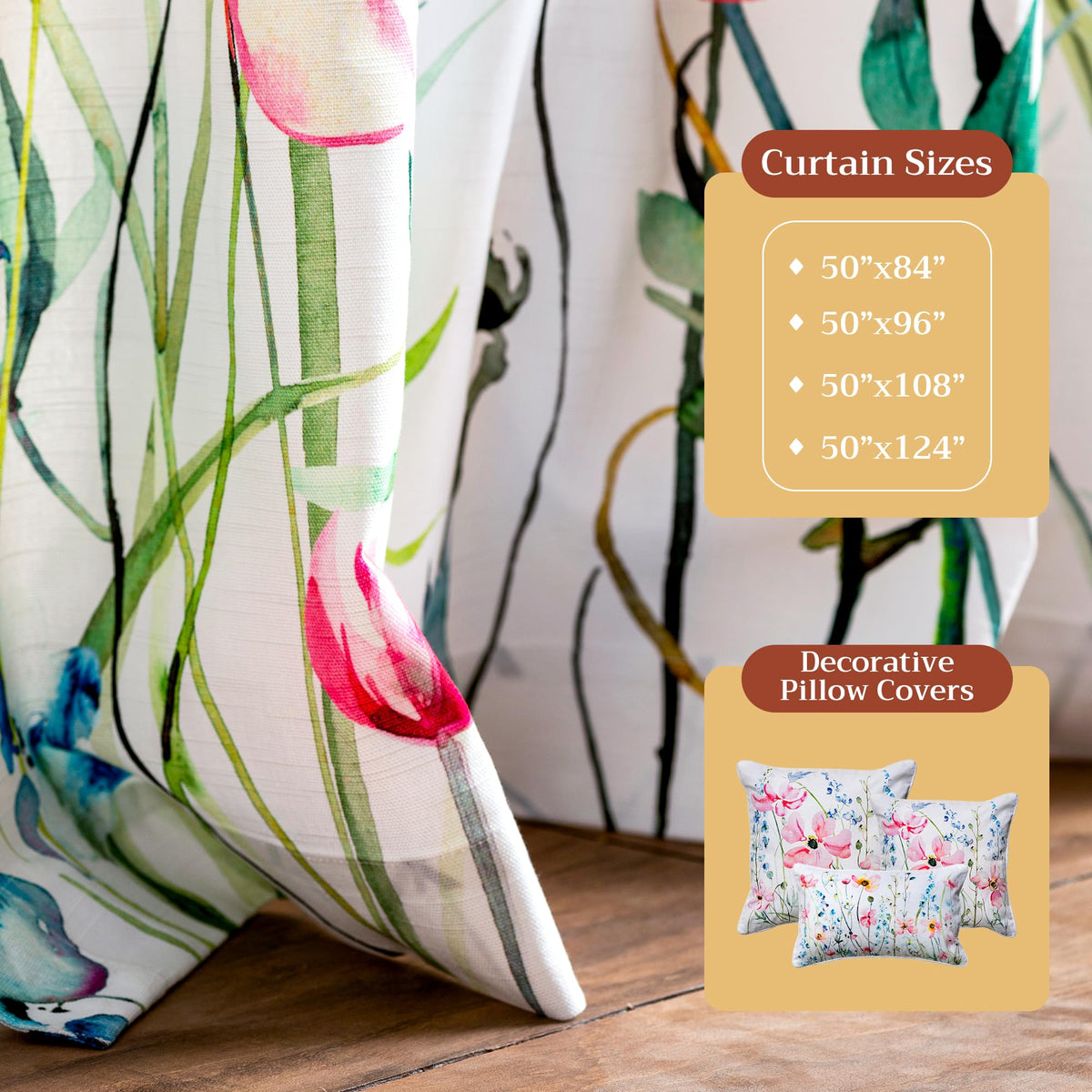 Delphinium Curtains