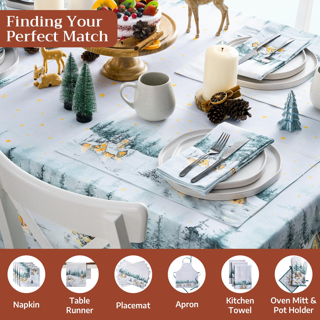 Neige de noel Tablecloths
