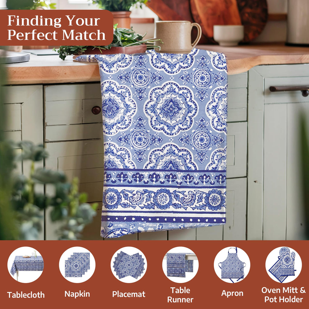Melodie Bleue Kitchen Towels