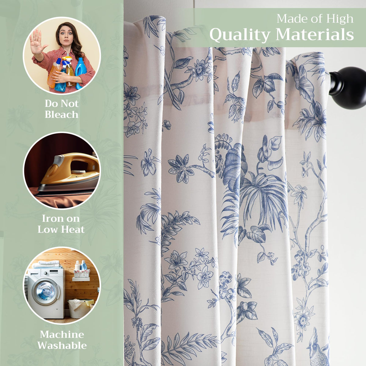 Jouy Paradise Curtains