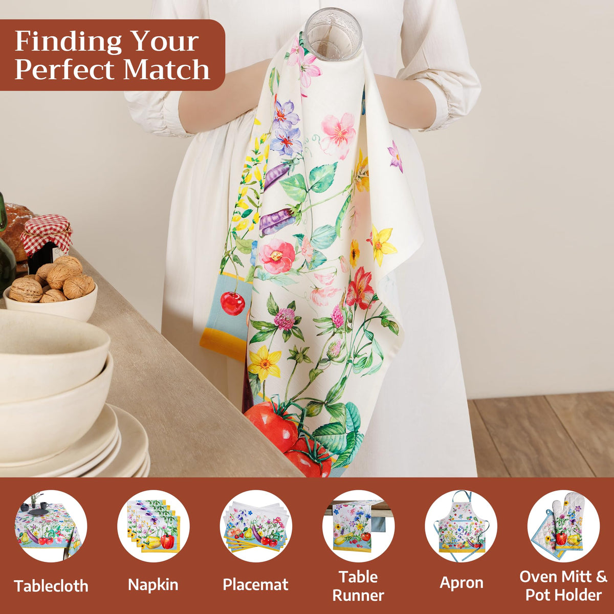 Giverny Kitchen Towels