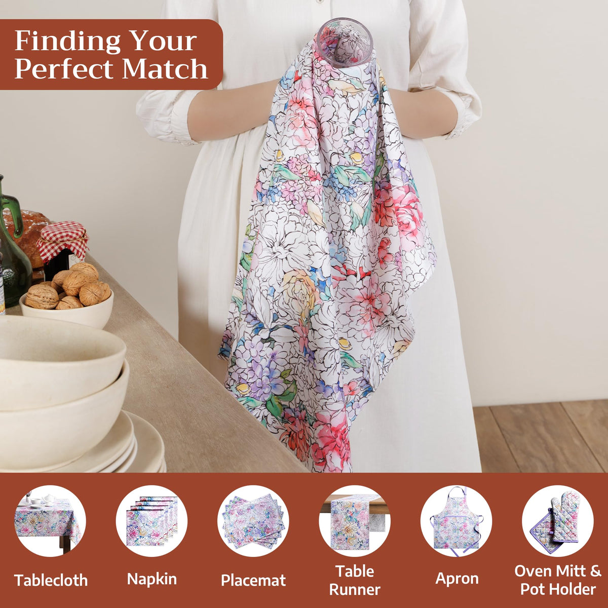 Floral Love Kitchen Towels