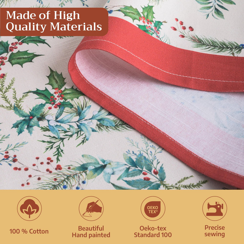 Holly Time Apron