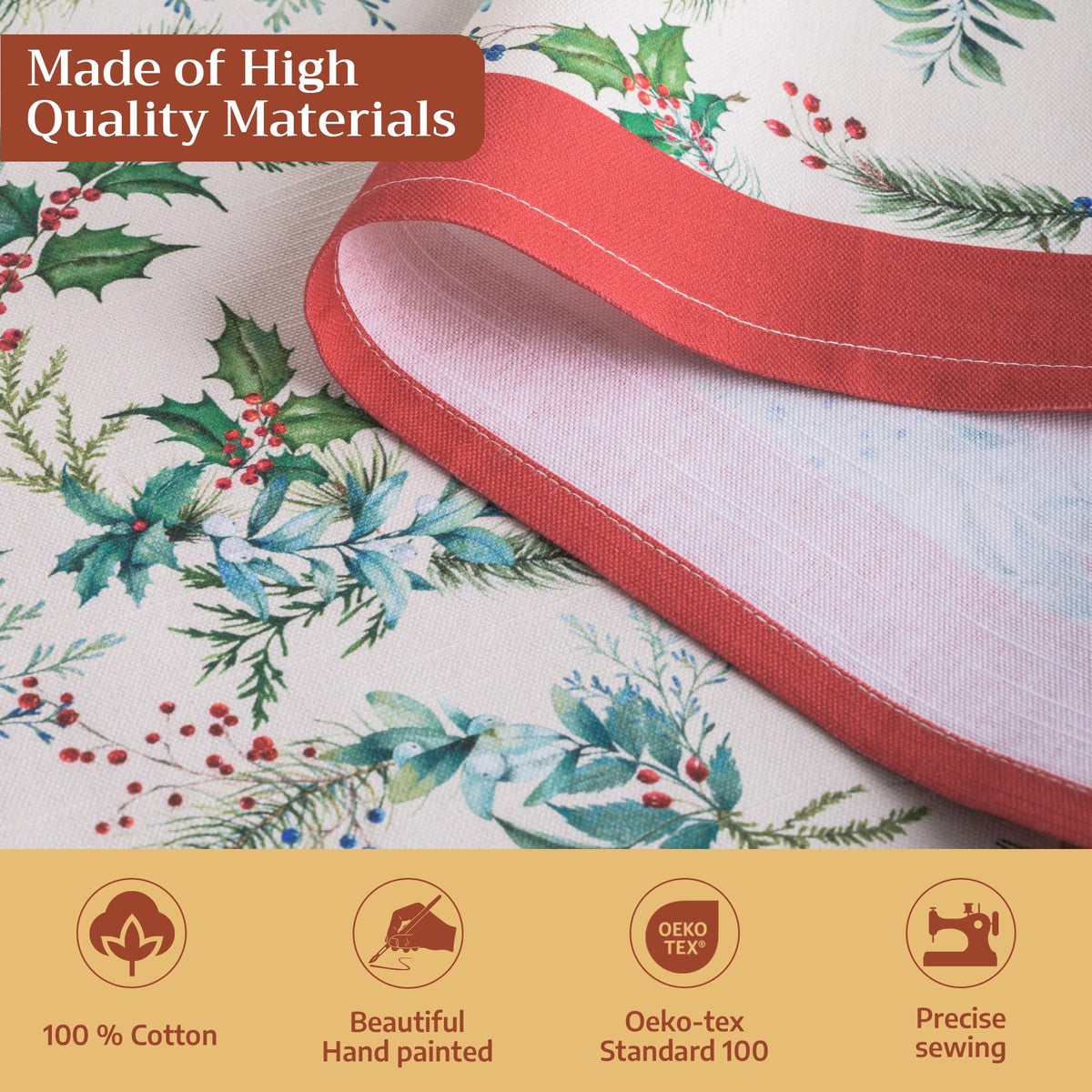 Holly Time Apron