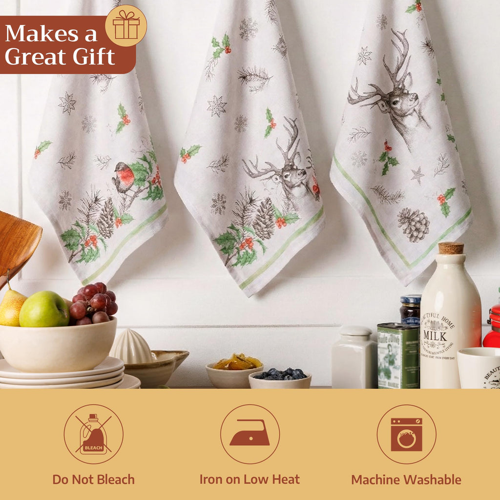 Christmas Dew Kitchen Towels