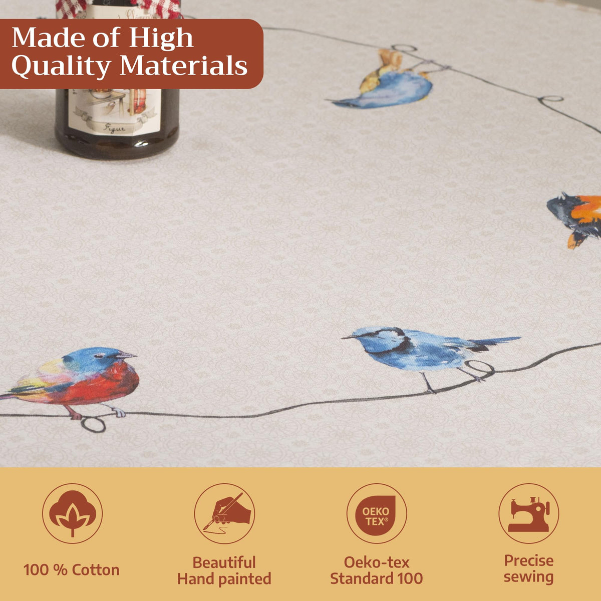 Birdies on Wire Tablecloths
