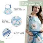 Winter Floral Apron