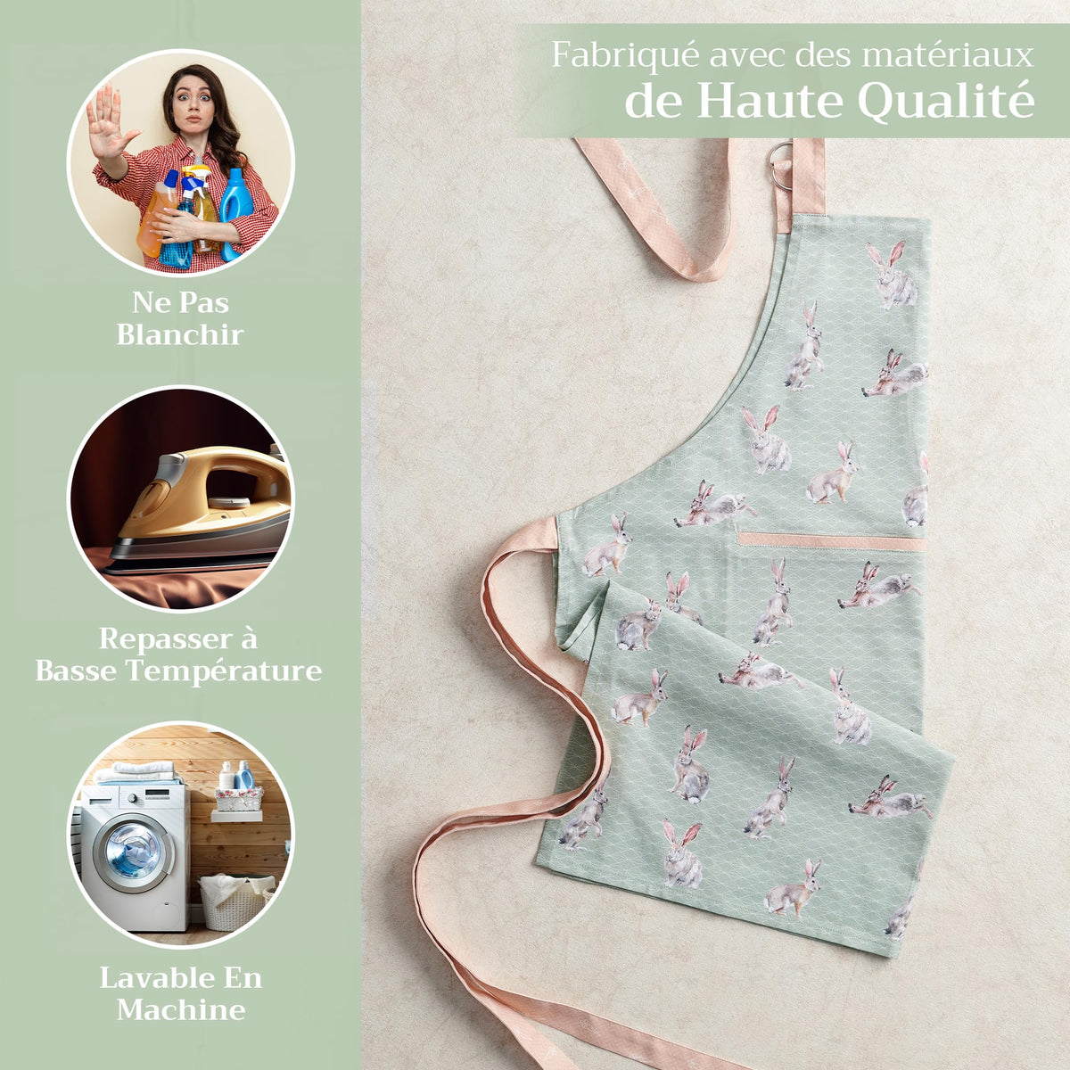 Rabbits At Dawn Apron