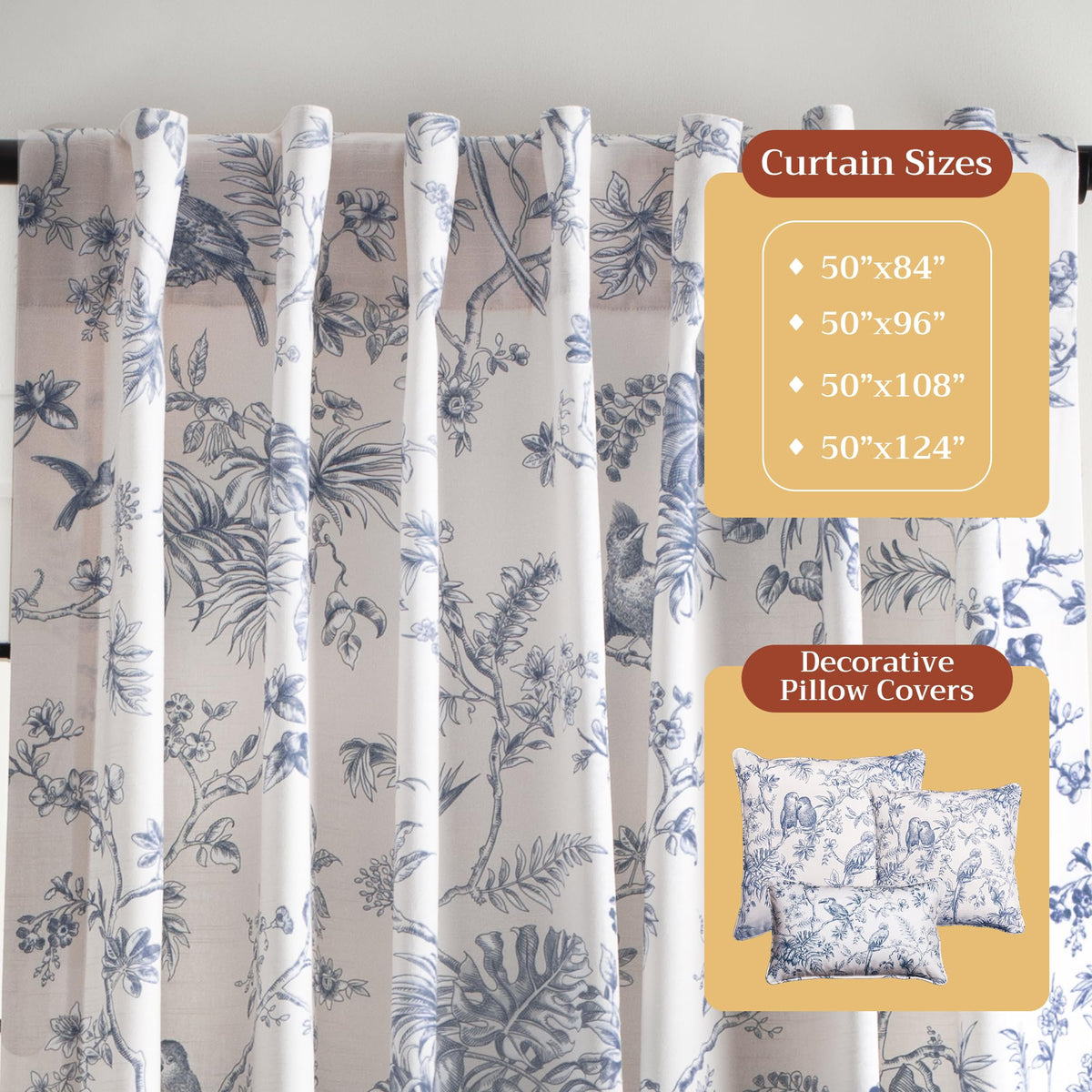 Jouy Paradise Curtains