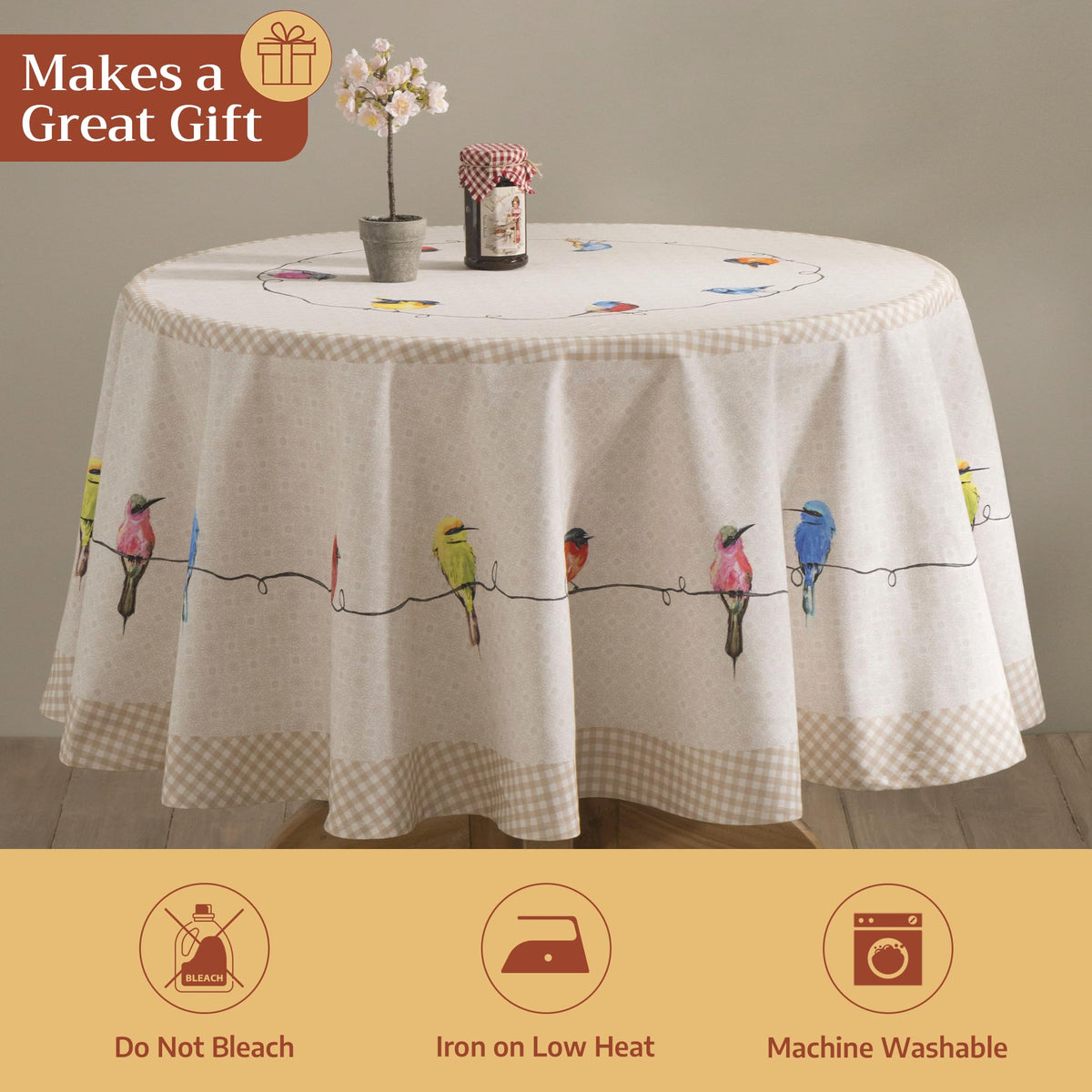 Birdies on Wire Tablecloths