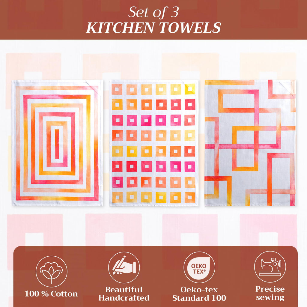 Summer Maze Kitchen Towels