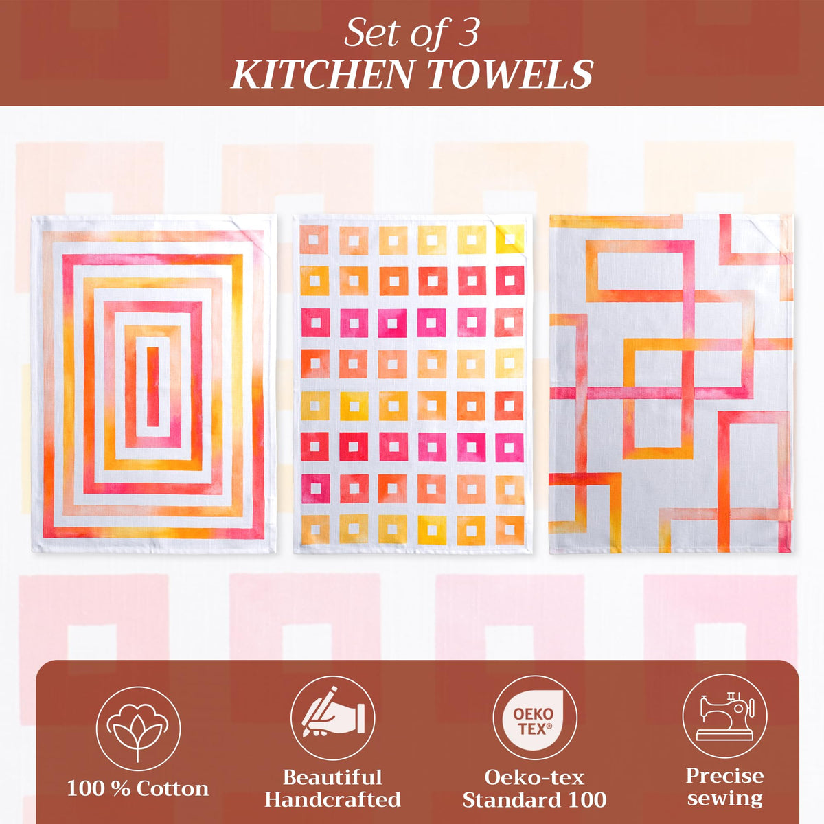 Summer Maze Kitchen Towels