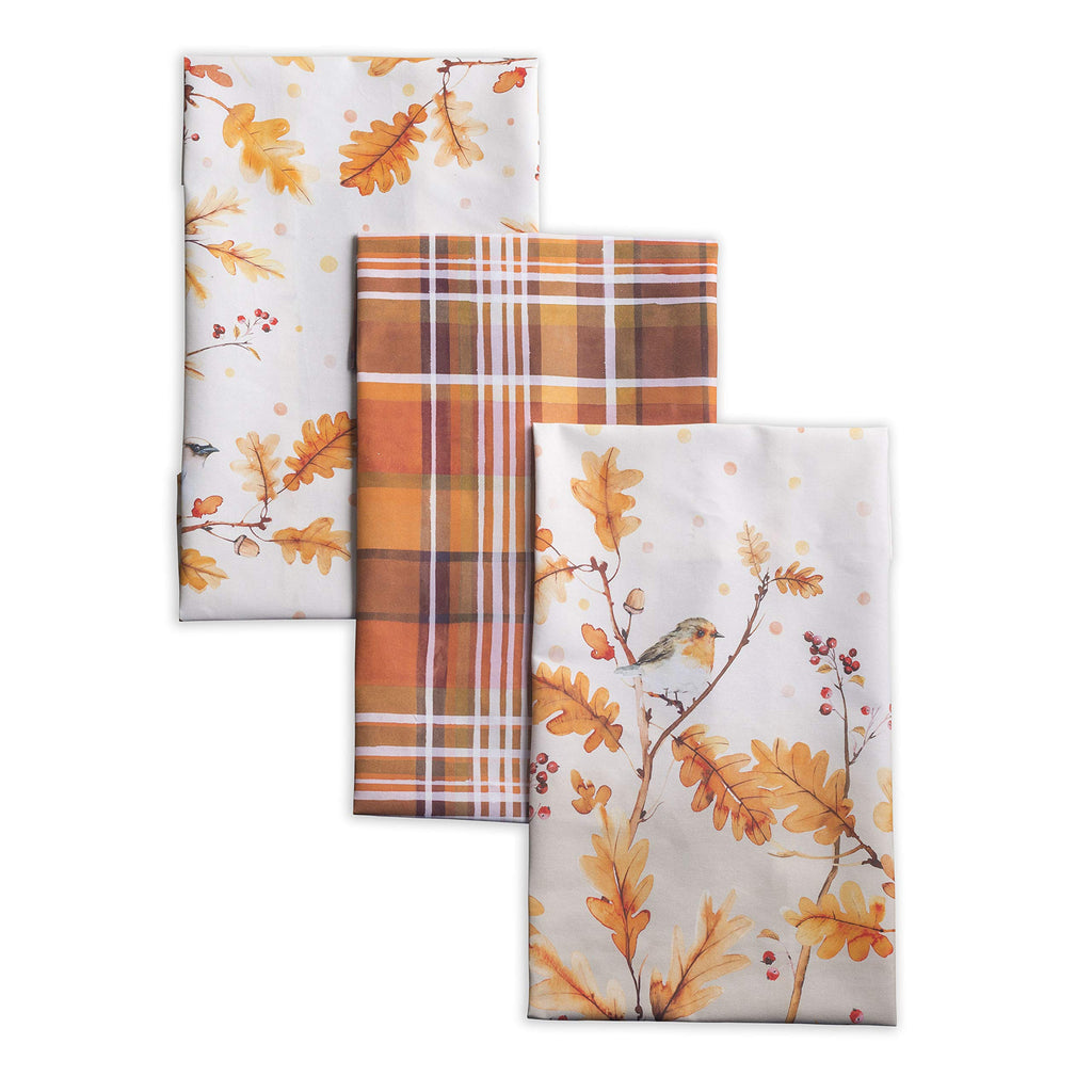 Oak Leaves Kitchen Towels