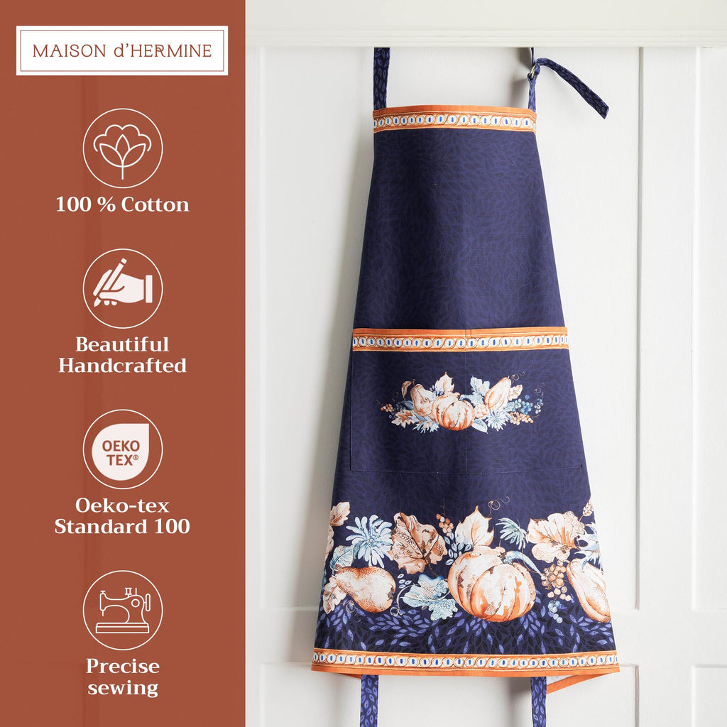 Pumpkin Blues Apron