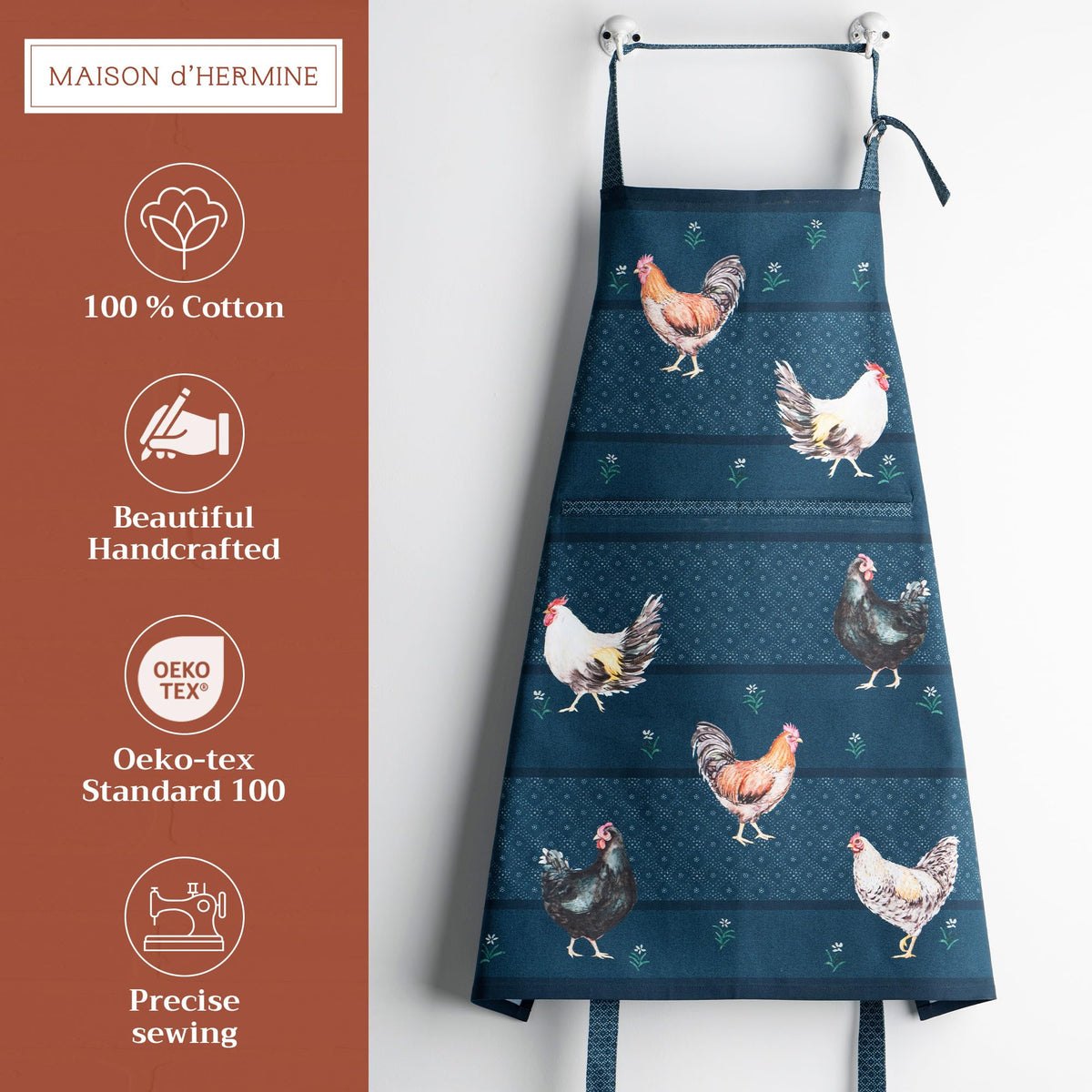 Meadow Rooster Apron