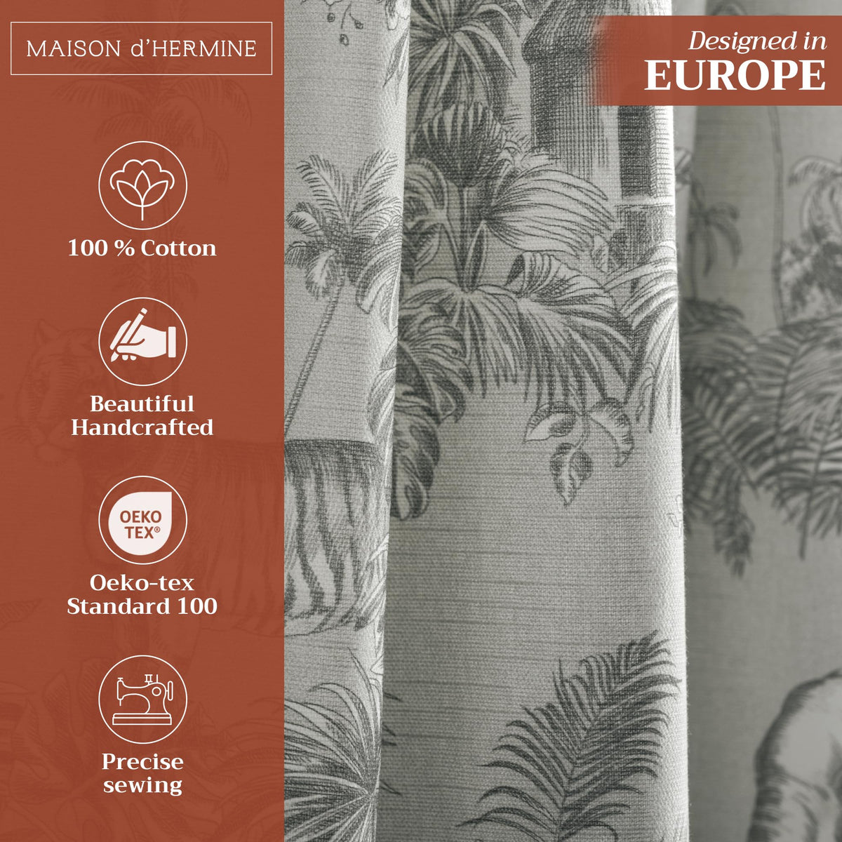 Savana Jouy Curtains