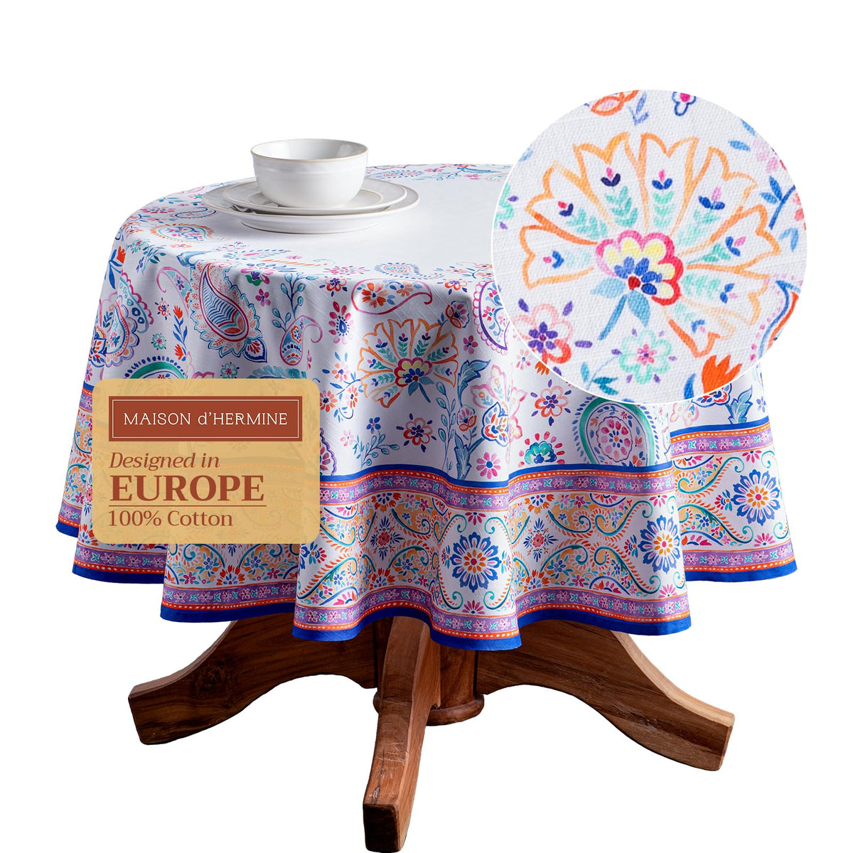 Indian Floral Tablecloths