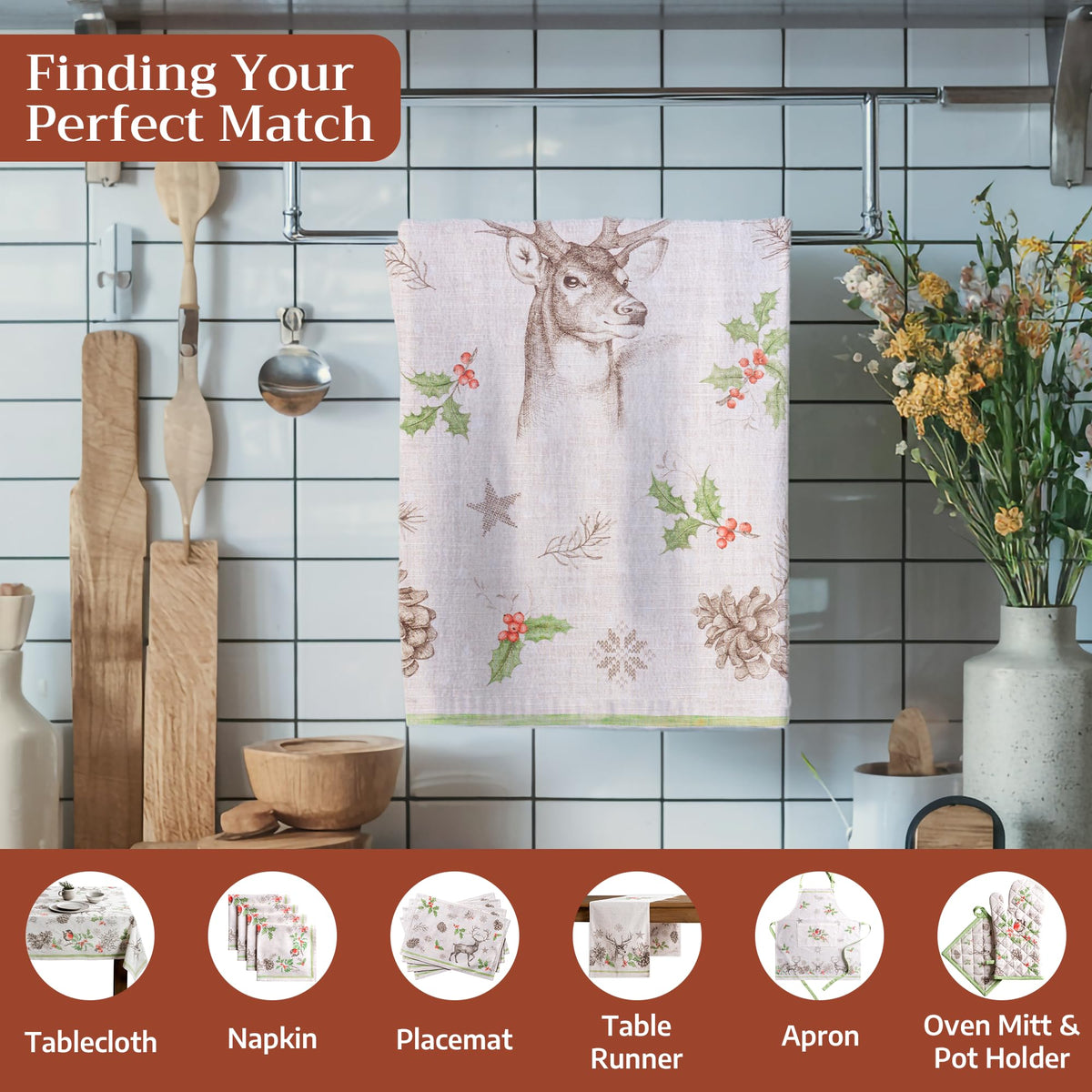 Christmas Dew Kitchen Towels