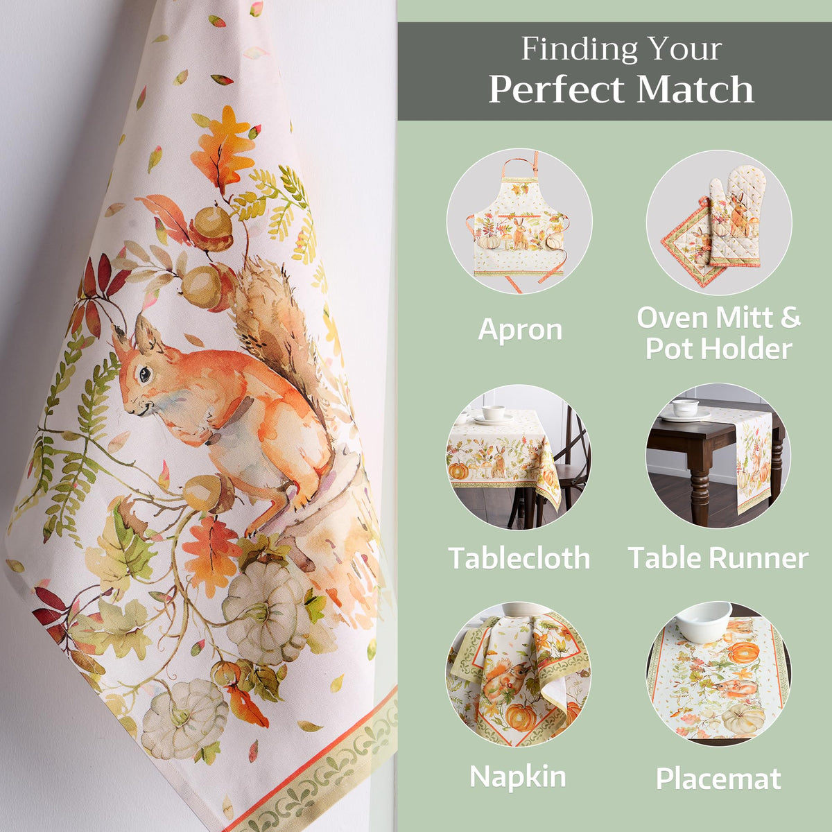 Pumpkin Passion Kitchen Towels