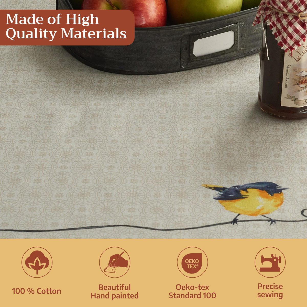 Birdies on Wire Tablecloths