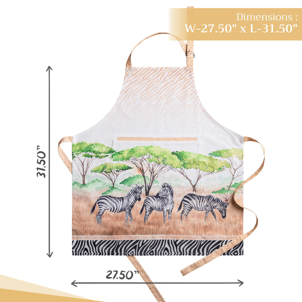 Zebra Life Apron