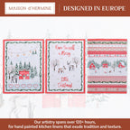 Rural Christmas Kitchen Towels