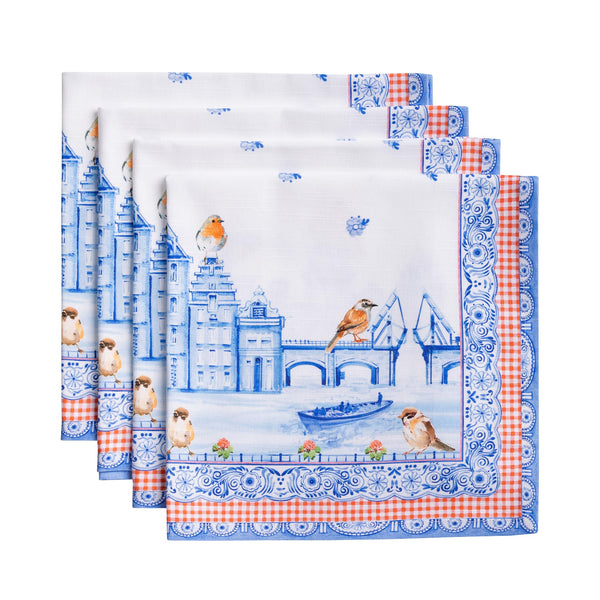 Amsterdam Canals Napkins