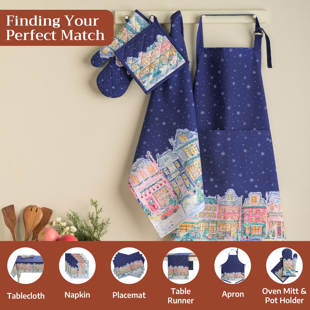 Christmas Market Kitchen Towels