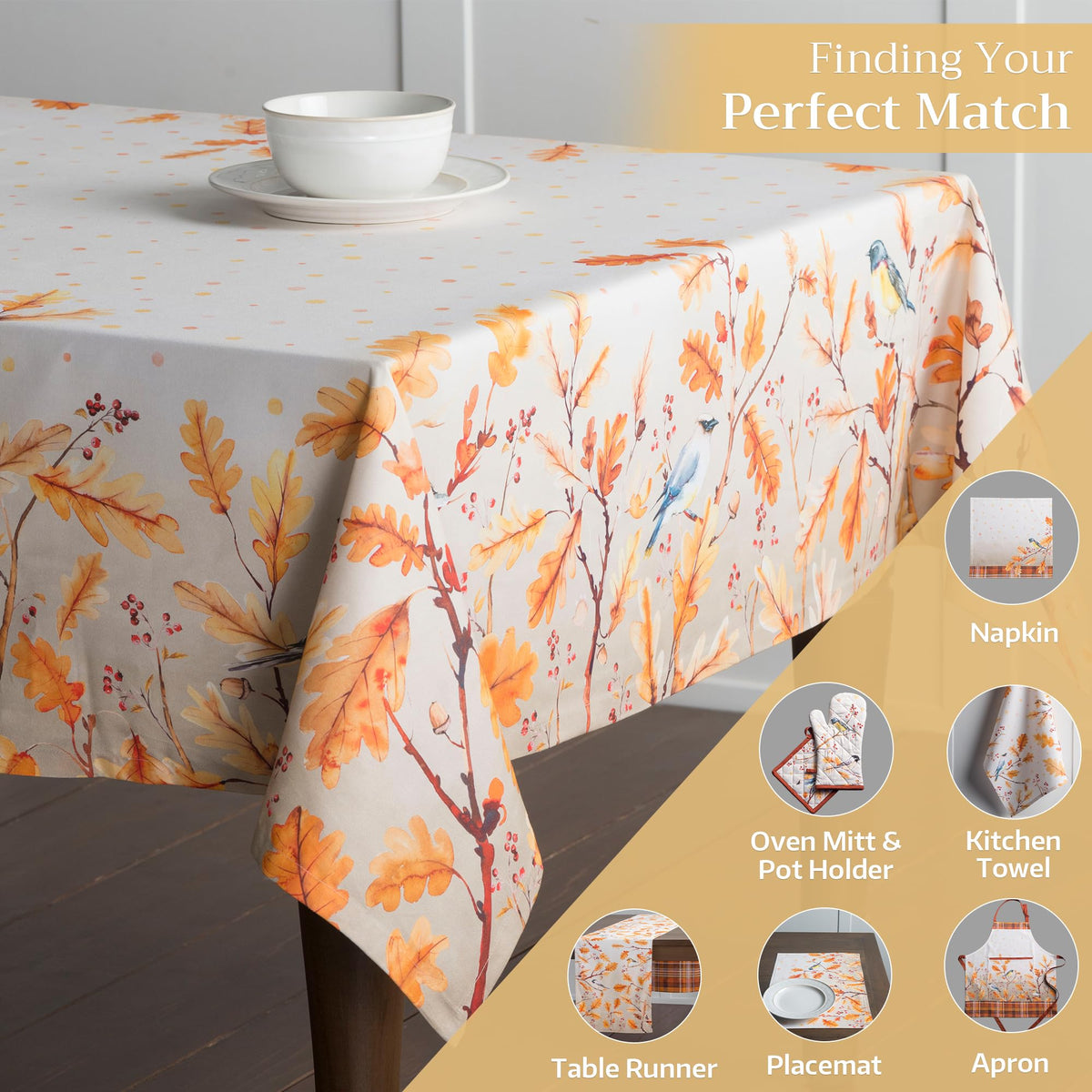 Oak Leaves Tablecloths