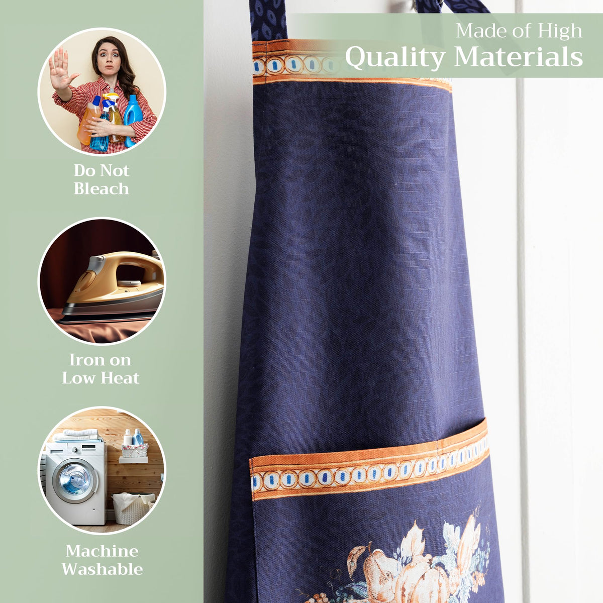 Pumpkin Blues Apron