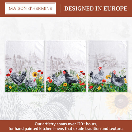 Basse Cour Kitchen Towels