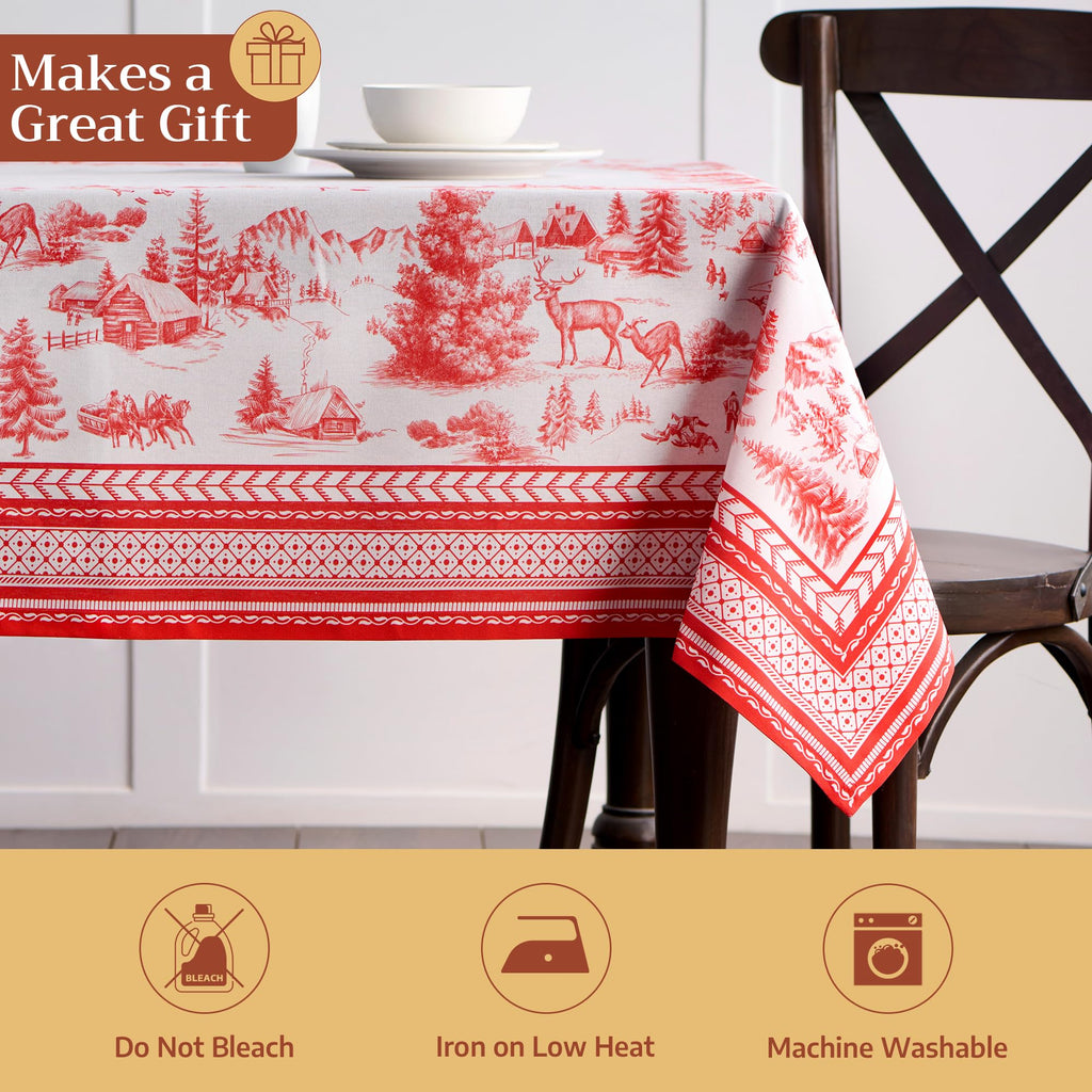Winter Jouy Tablecloths