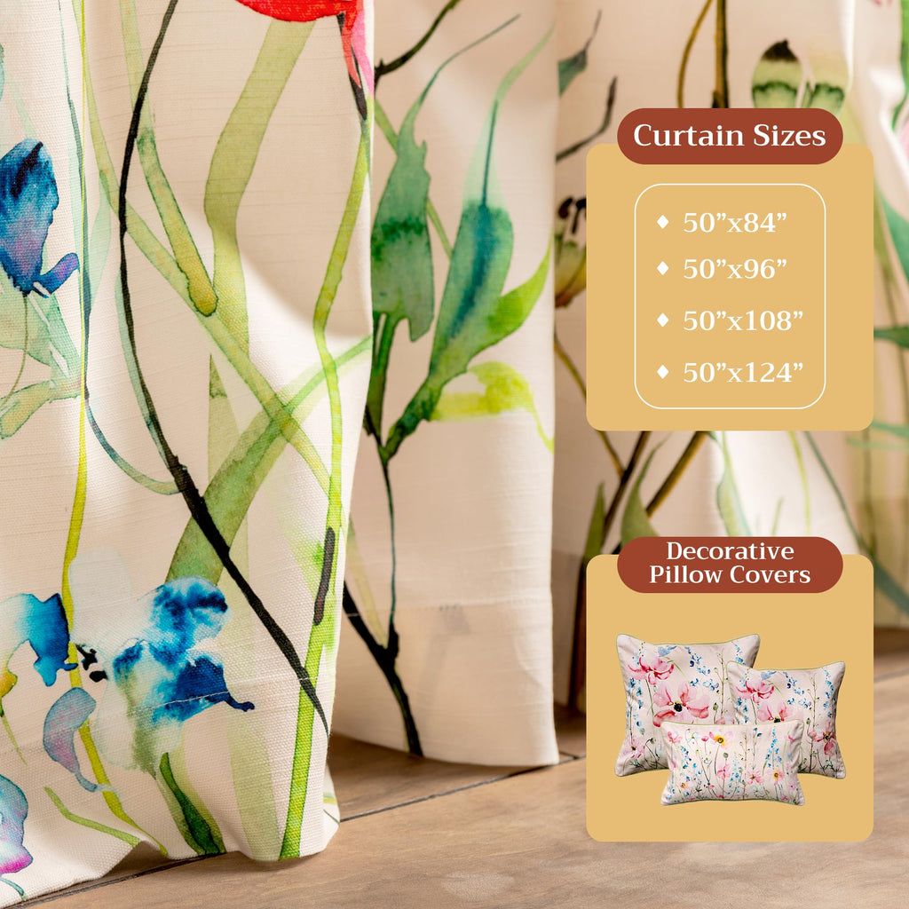 Delphinium Curtains