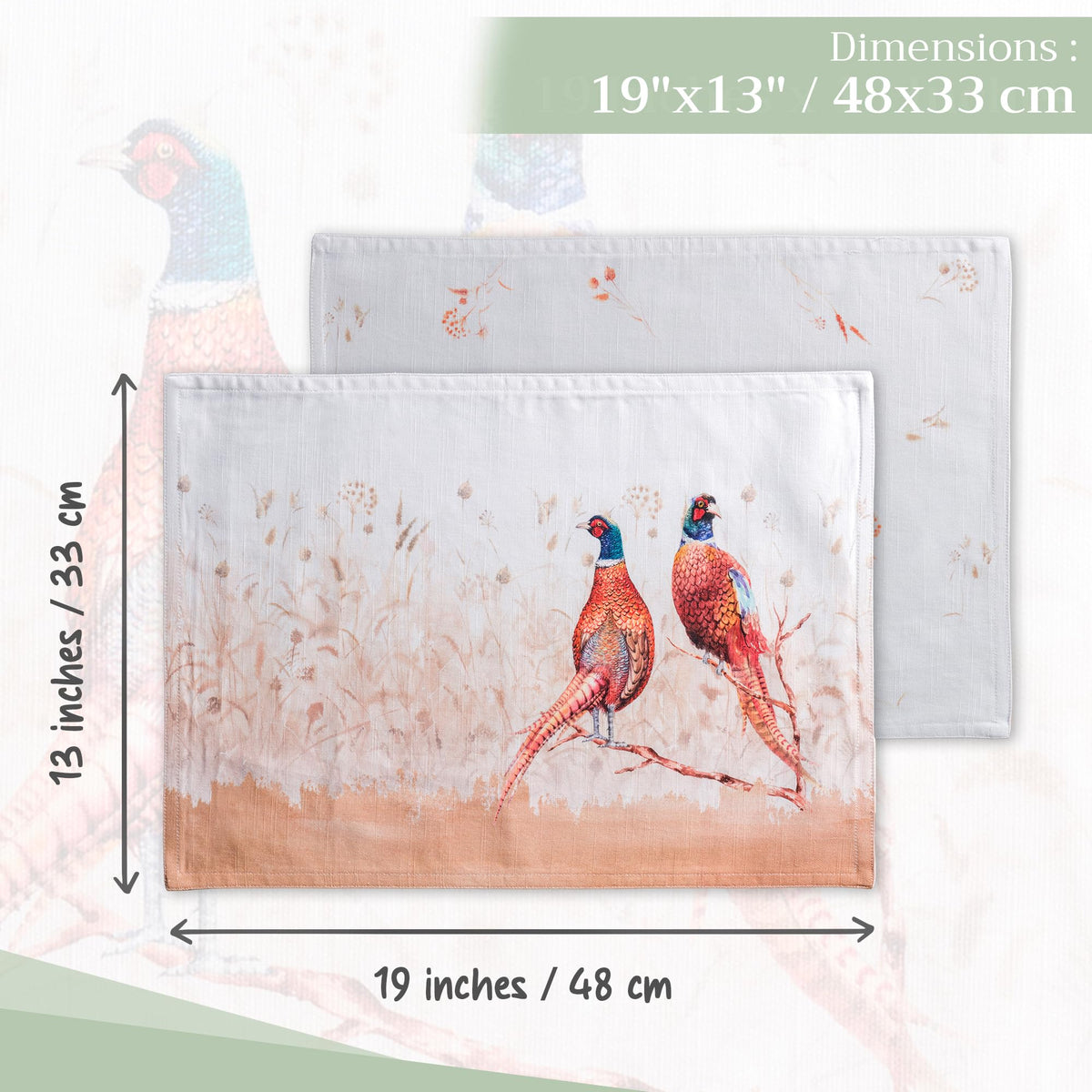 Faisan D'Automne Placemats
