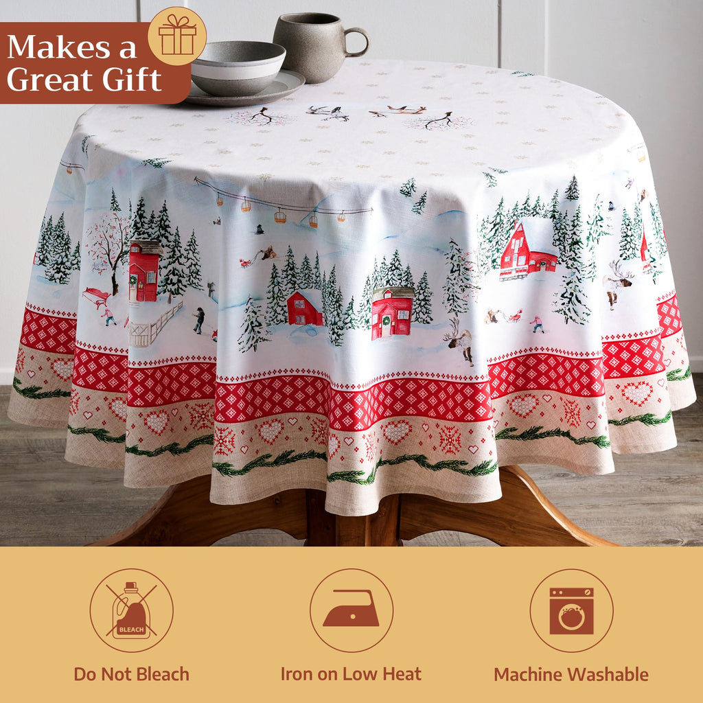 Rural Christmas Tablecloths